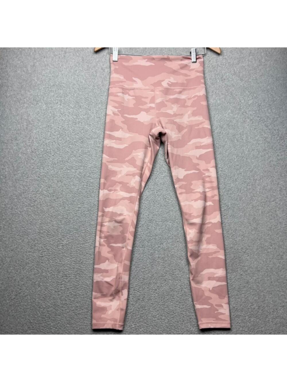 Athleta Pink Camo High-Rise 27” Length Leggings